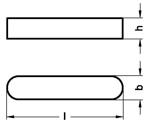 DIN 6885 sketch