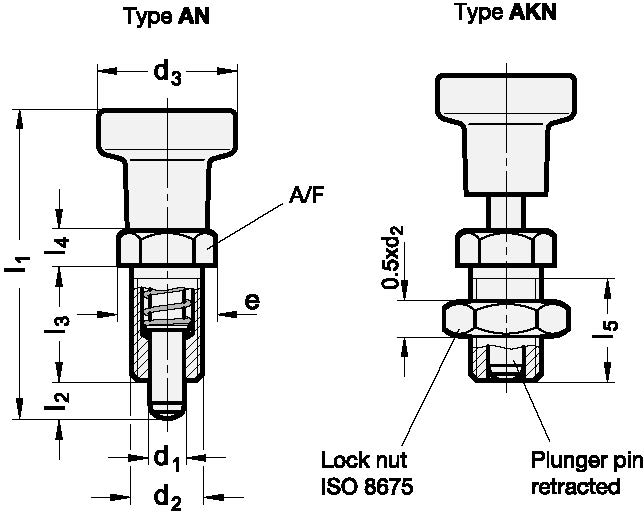 GN-617-Stainless-Steel-Indexing-plungers-sketch