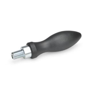 DIN-98-Revolving-handles-Steel-Aluminum-Plastic-KT-Plastic-E-With-threaded-stud