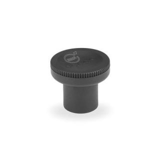 GN-676-Knurled-knobs-antibacterial-plastic-SGA-Black-gray-RAL-7021-matte-finish