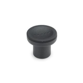 GN-676-Knurled-knobs-Plastic-SG-Black-gray-RAL-7021-matte-finish