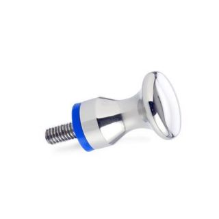 GN-75.6-Waist-shaped-Stainless-Steel-Knobs-Hygienic-Design-With-threaded-stud-PL-Polished-finish-Ra-0.8-m