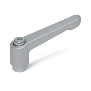 GN-300.2-Adjustable-hand-levers-Zinc-die-casting-bushing-steel-zinc-plated-SR-Silver-RAL-9006-textured-finish