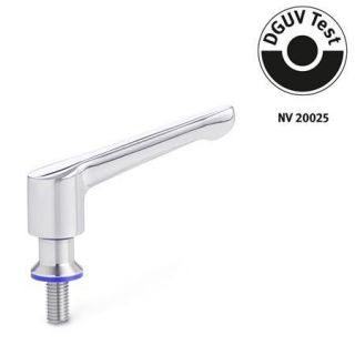 GN-305-Adjustable-Stainless-Steel-Hand-levers-with-threaded-stud-Hygienic-Design