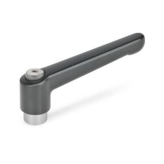 GN-300.1-Adjustable-hand-levers-Zinc-die-casting-Bushing-Stainless-Steel-SZ-Black-RAL-9011-silk-finish