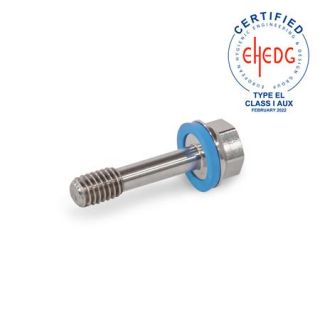 GN-1582-Stainless-Steel-Screws-Hygienic-Design-Low-Profile-Head-with-Recessed-Stud-for-Loss-Protection-MT-Matte-finish-Ra-0.8-m-E-EPDM