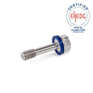 GN-1582-Stainless-Steel-Screws-Hygienic-Design-Low-Profile-Head-with-Recessed-Stud-for-Loss-Protection-PL-Polished-finish-Ra-0.8-m-H-H-NBR