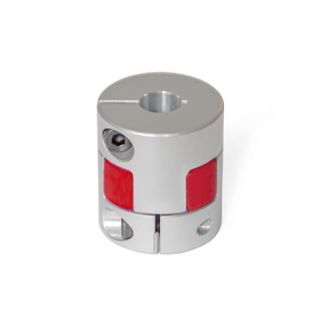 GN-2240-Elastomer-Jaw-Couplings-with-Clamping-Hub-B-Without-keyway-RS-98-Shore-A-red