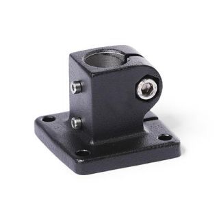 GN-162.1-Base-plate-linear-actuator-connectors-Aluminum-B-Bore-SW-Black-RAL-9005-textured-finish