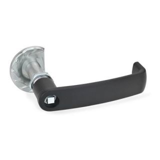 GN-119.3-Latches-with-cabinet-U-handle-SW-Black-RAL-9005-textured-finish-With-square-spindle