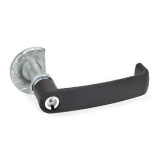 GN-119.3-Latches-with-cabinet-U-handle-SW-Black-RAL-9005-textured-finish-With-double-bit