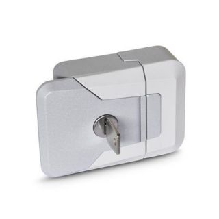 GN-936-Slam-latches-with-and-without-lock-SR-Silver-RAL-9006-textured-finish-Lockable-same-lock