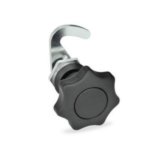 GN-115.8-Hook-Type-Latches-with-Operating-Elements-not-Lockable-With-star-knob-SW-Black-RAL-9005-textured-finish-Without-latch-bracket