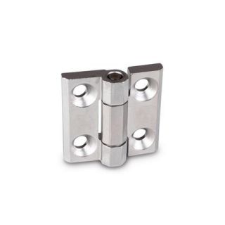 GN-237.3-Stainless-Steel-Heavy-duty-hinges-Stainless-steel-With-Bores-for-Countersunk-Screws-GS-Matte-shot-blasted