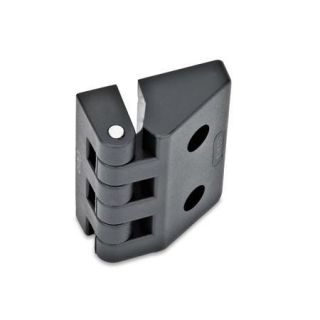 GN-154-Hinges-Plastic-2x-threaded-blind-bores-2x-bores-for-socket-cap-screws