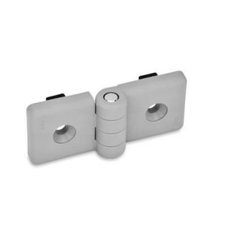 GN-159-Hinges-for-profile-systems-Plastic-LG-Gray-matte-finish-Without-safety-hand-levers