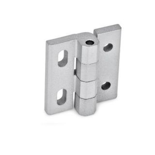 GN-235-Hinges-adjustable-Zinc-die-casting-With-through-holes-vertically-adjustable-Zinc-die-casting-SR-Silver-RAL-9006-textured-finish