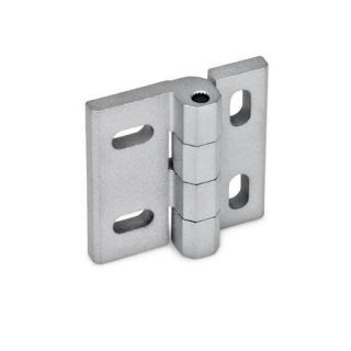 GN-235-Hinges-adjustable-Zinc-die-casting-Vertically-and-horizontally-adjustable-SR-Silver-RAL-9006-textured-finish-Zinc-die-casting