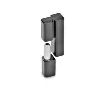 GN-161.2-Hinges-Zinc-die-casting-SW-Black-RAL-9005-textured-finish-Fixed-bearing-pin-left