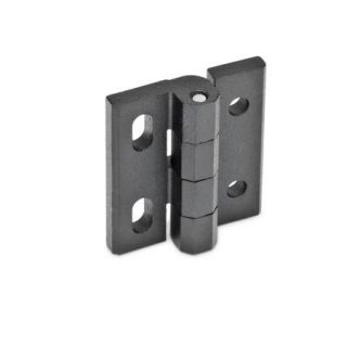 GN-235-Hinges-adjustable-Zinc-die-casting-With-through-holes-vertically-adjustable-SW-Black-RAL-9005-textured-finish-Zinc-die-casting