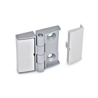 GN-238-Hinges-adjustable-Zinc-die-casting-Not-adjustable-SR-Silver-RAL-9006-textured-finish