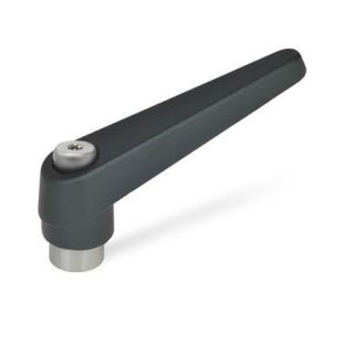 GN-101.1-Adjustable-hand-levers-Zinc-die-casting-bushing-Stainless-Steel-SW-Black-RAL-9005-textured-finish