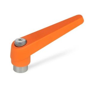 GN-101.1-Adjustable-hand-levers-Zinc-die-casting-bushing-Stainless-Steel-OS-Orange-RAL-2004-textured-finish