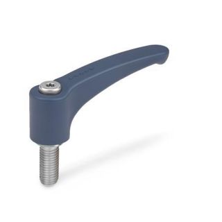 GN-604.1-Adjustable-hand-levers-detectable-FDA-compliant-plastic-threaded-stud-Stainless-Steel-MDB-Metal-detectable