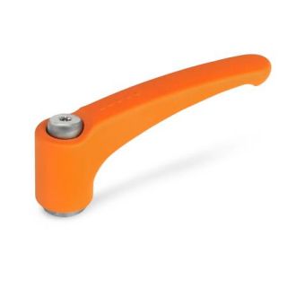 GN-602.1-Adjustable-hand-levers-Zinc-die-casting-bushing-Stainless-Steel-OS-Orange-RAL-2004-textured-finish