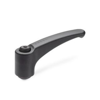 GN-604-Adjustable-hand-levers-Plastic-bushing-steel-SG-Black-gray-RAL-7021-matte-finish