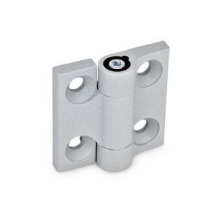 GN-437-Hinges-with-adjustable-friction-Zinc-die-casting-SR-Silver-RAL-9006-textured-finish