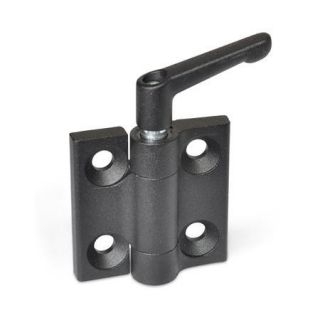 GN-437.2-Hinges-Zinc-die-casting-lockable-SW-Black-RAL-9005-textured-finish