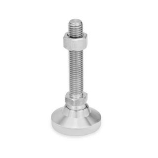 GN-343.6-Stainless-Steel-Leveling-Feet-with-Threaded-Stud-KS-With-plastic-cap-gliding