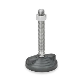 GN-345.5-Levelling-feet-Plastic-Stainless-Steel-BG-With-nut-with-rubber-pad