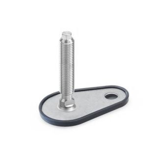 GN-43-Stainless-Steel-Levelling-feet-with-fixing-lug-drop-shape-D1-V