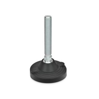 GN-245-Leveling-Feet-with-mounting-holes-A-Without-nut-without-rubber-pad