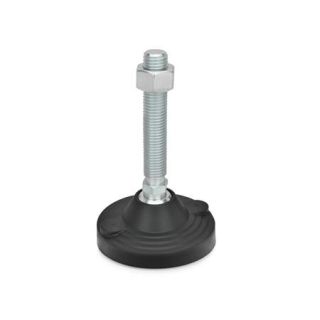 GN-245-Leveling-Feet-with-mounting-holes-B-With-nut-without-rubber-pad