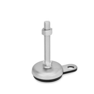 GN-33-Stainless-Steel-Leveling-Feet-with-Rubber-Pad-with-Mounting-Flange-B1-SK