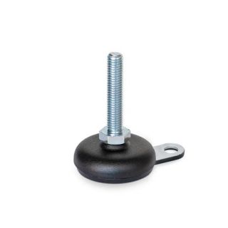 GN-32-Leveling-Feet-Steel-Sheet-Metal-with-Rubber-Pad-with-Mounting-Flange-A5-S