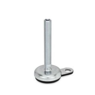 GN-32-Leveling-Feet-Steel-Sheet-Metal-with-Rubber-Pad-with-Mounting-Flange-A1-U