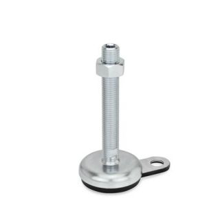 GN-32-Leveling-Feet-Steel-Sheet-Metal-with-Rubber-Pad-with-Mounting-Flange-A1-UK