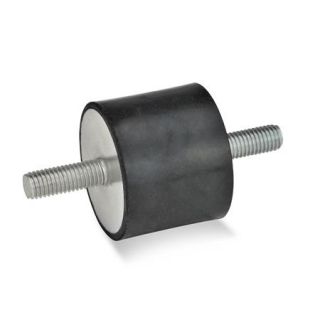 GN-351-Rubber-buffers-Steel-SS-With-2-threaded-studs