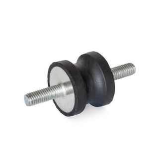 GN-356-Rubber-buffers-steel-SS-With-2-threaded-studs