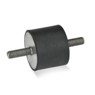 GN-451-Rubber-buffers-Stainless-Steel-SS-With-2-threaded-studs