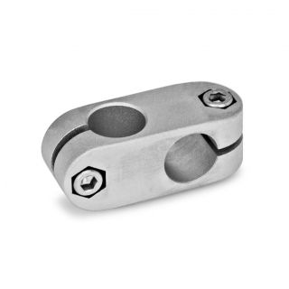 GN-131-Two-way-connector-clamps-Aluminum-BL-Blasted-matt