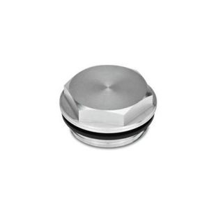 GN-741-Threaded-plugs-with-and-without-symbols-Aluminium-resistant-up-to-100-C-Neutral-plain-Without-vent-hole