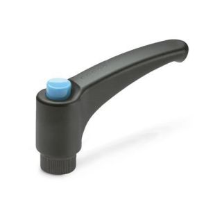 GN-603.1-Adjustable-hand-levers-plastic-bushing-Stainless-Steel-DBL-Blue-RAL-5024-shiny-finish