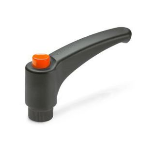 GN-603.1-Adjustable-hand-levers-plastic-bushing-Stainless-Steel-DOR-Orange-RAL-2004-shiny-finish