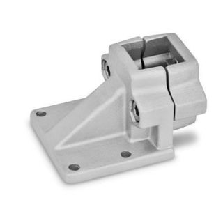 GN-166-Off-set-base-plate-connector-clamps-Aluminum-BL-Blasted-matt-Square