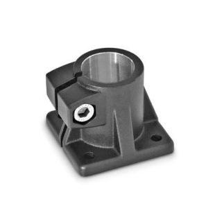 GN-163-Base-plate-connector-clamps-Aluminium-SW-Black-RAL-9005-textured-finish